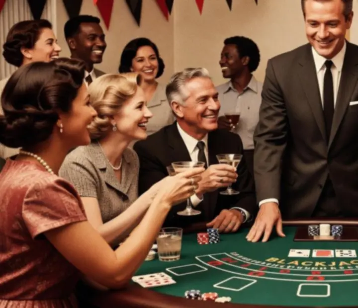 Host welcoming guests at a vintage-inspired private celebration